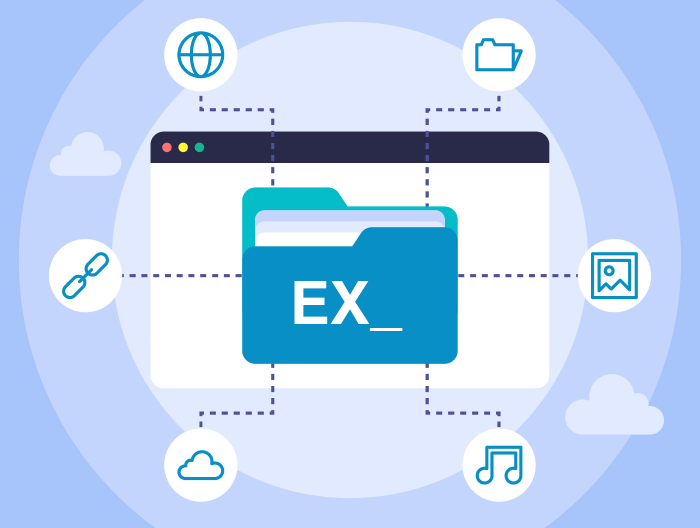 Extension de fichier EX_